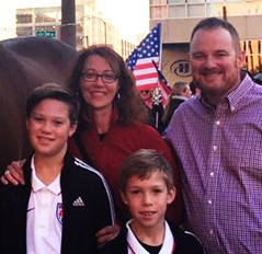 Executive Director Sean Ackerson & family